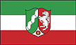 Querformatflagge 150x100 cm Bundesland NRW