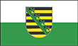 Querformatflagge 150x100 cm Bundesland Sachsen