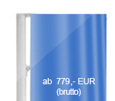 Indoor-Fahnenmast mit Ausleger und integriertem Ventilator