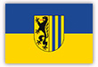 Flagge / Fahne  Stadt Leipzig