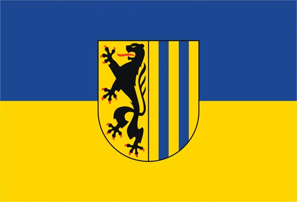 Flagge / Fahne  Stadt Leipzig