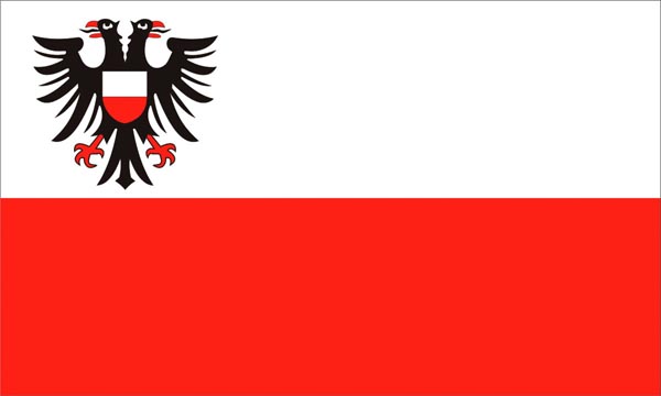 Flagge / Fahne  Stadt Lübeck