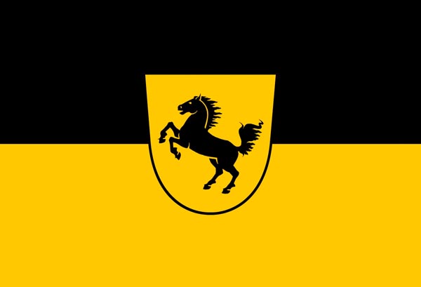 Flagge / Fahne  Stadt Stuttgart
