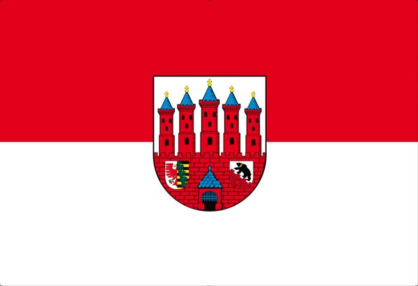 Flagge / Fahne  Stadt Zerbst 