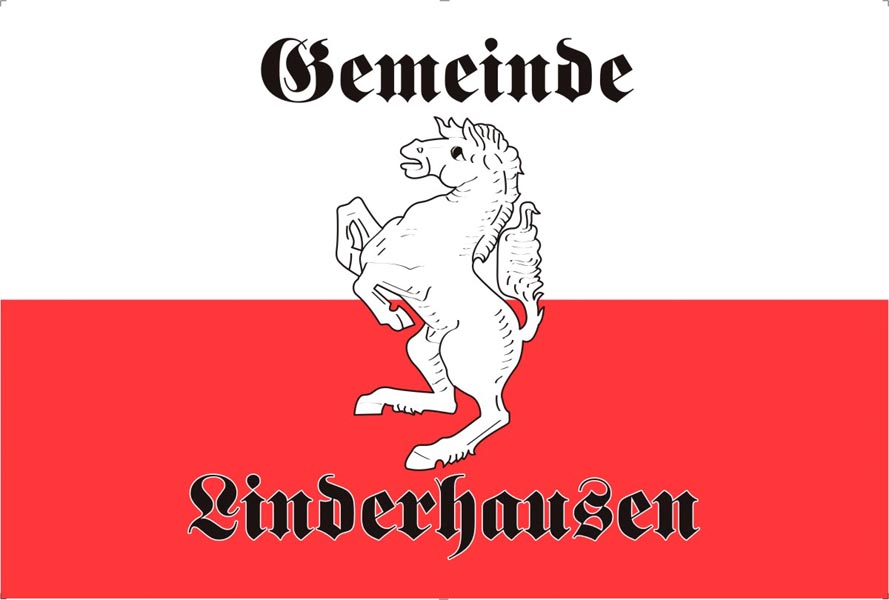Flagge / Fahne Gemeinde Linderhausen