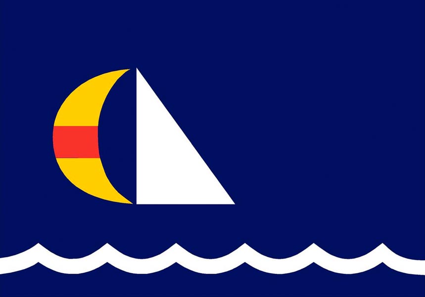 Flagge / Fahne Gemeinde Strande