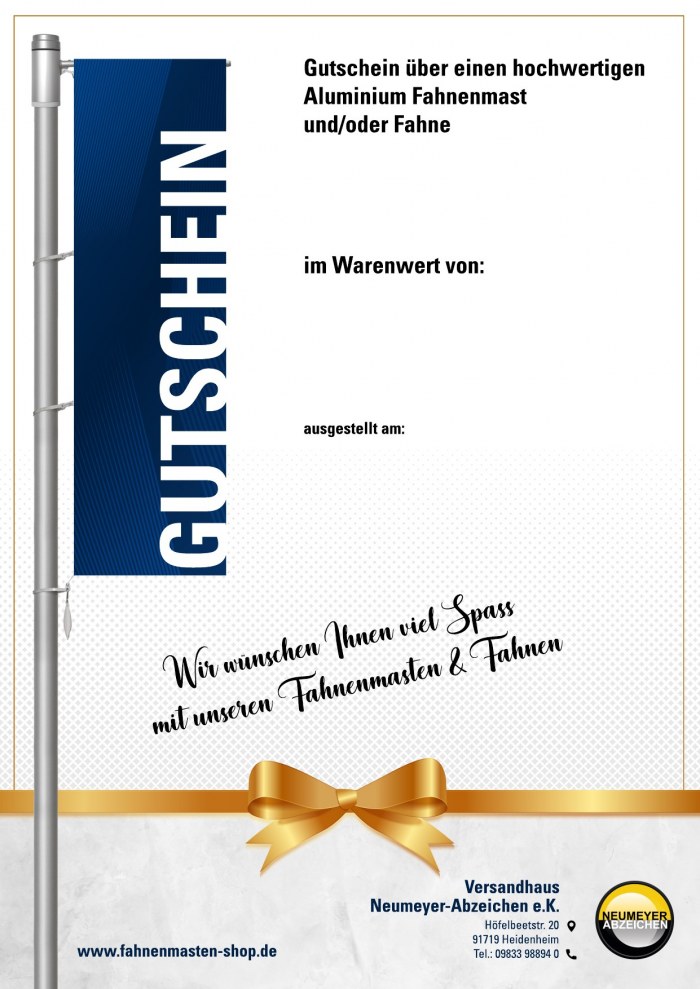 Geschenk Gutschein 