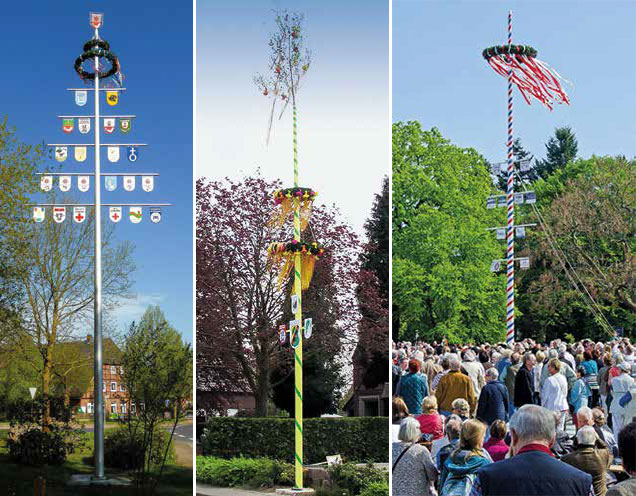 Maibaum / Zunftbaum aus Aluminium