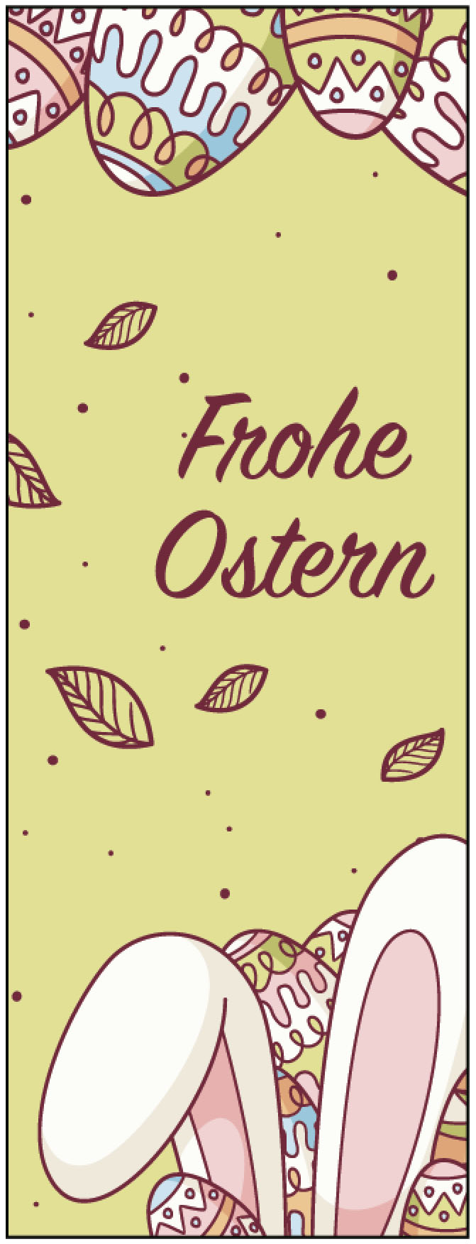 Osterfahne Hasenohren