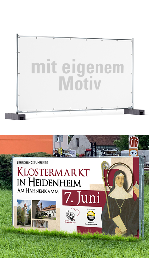 Bauzaunbanner 340 x 173 cm