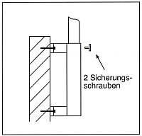 Wandhülse aus Stahl für Masten mit  Ø 90mm, mit Distanz 200mm