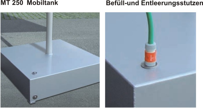 MT 250 Mobiltank für Z75 NH bis max.  6m