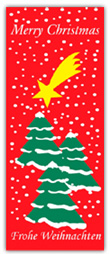 Weihnachtsfahne 120 x 300 cm *Weihnachtsbaum III*