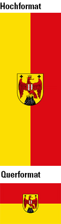 Flagge österreichischer Bundesländer Burgenland