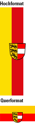 Flagge österreichischer Bundesländer Kärnten