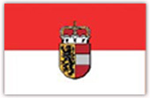 Flagge österreichischer Bundesländer Salzburg