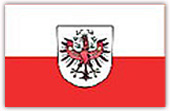 Flagge österreichischer Bundesländer Tirol