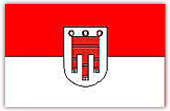 Flagge österreichischer Bundesländer Vorarlberg