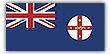 Flagge im Querformat Australischer Bundesstaat New South Wales 150x100 cm