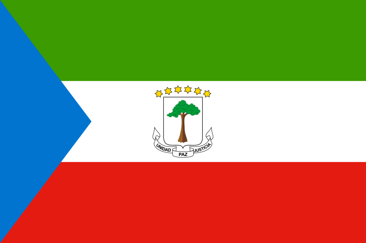 Flagge Land Äquatorial Guinea