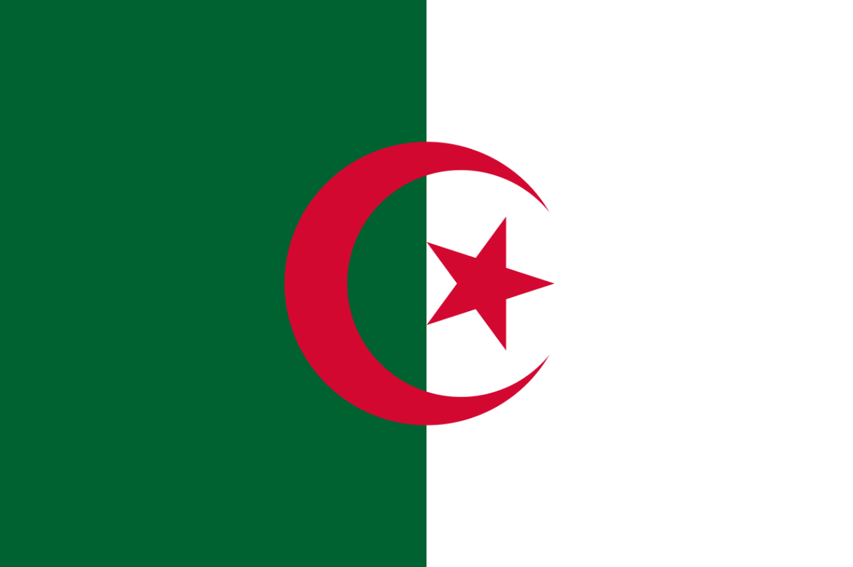 Flagge Land Algerien