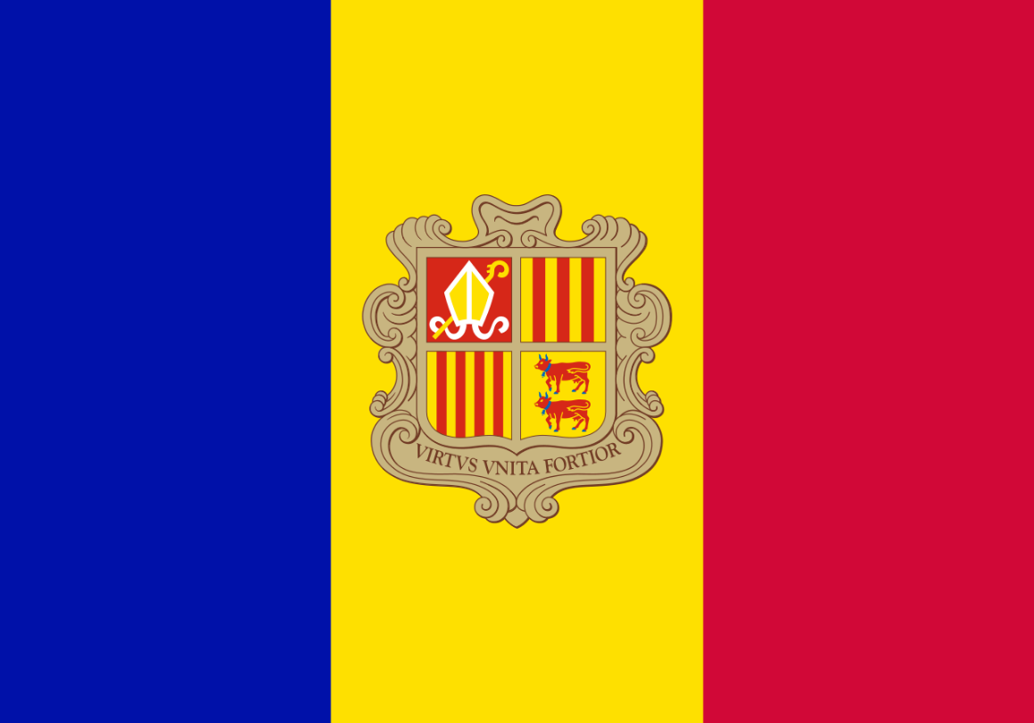 Flagge Land Andorra