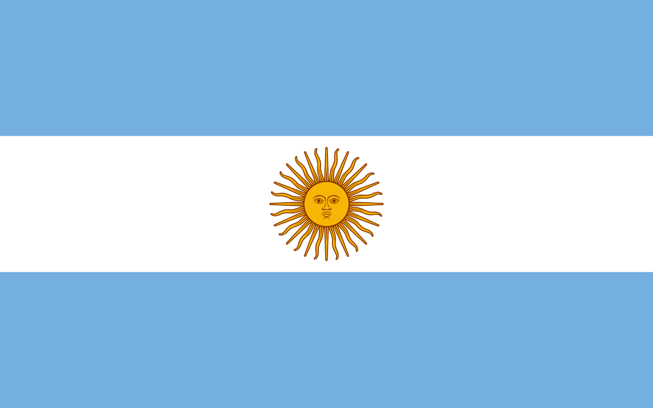 Flagge Land Argentinien