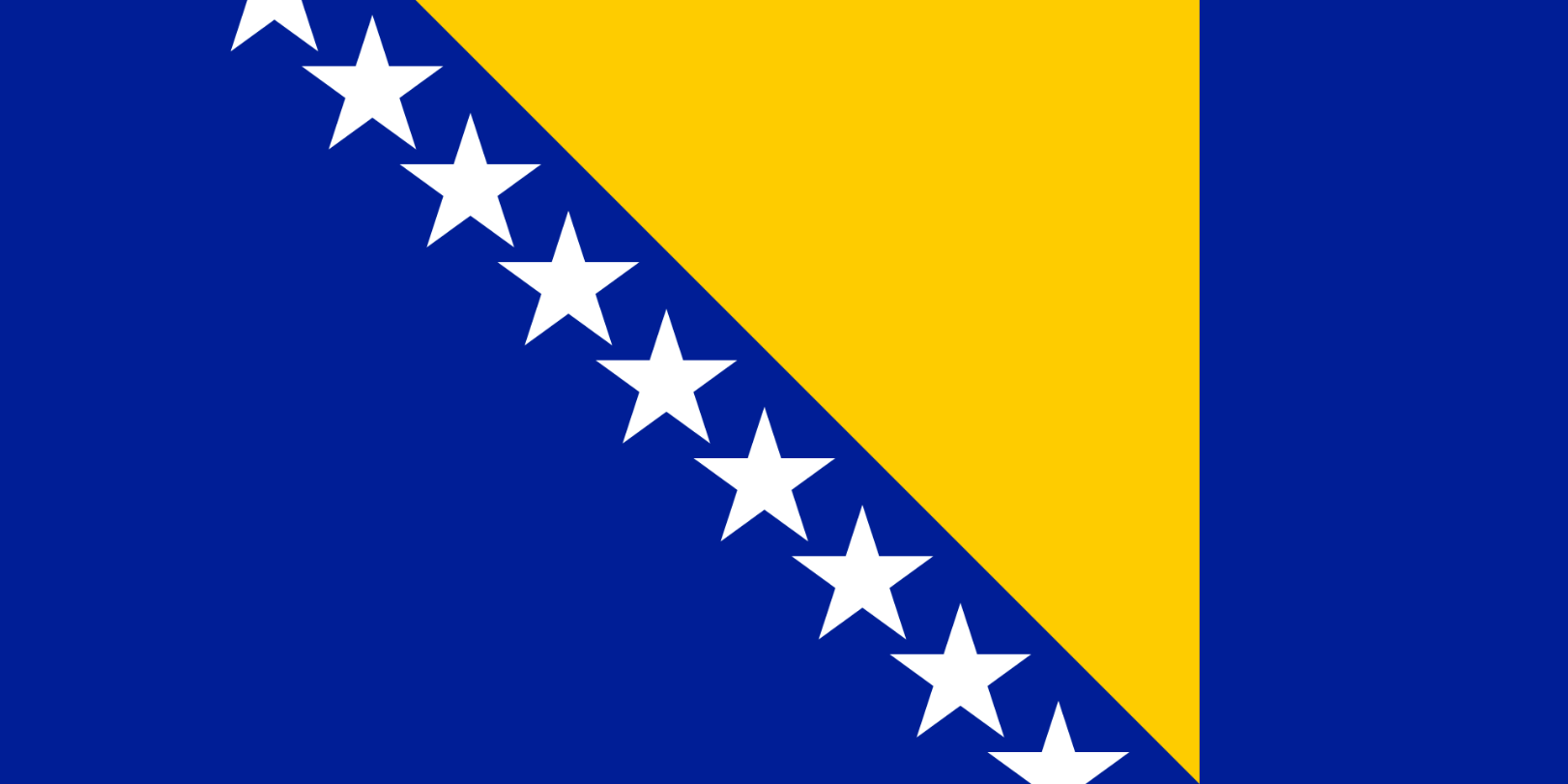 Flagge Land Bosnien-H.