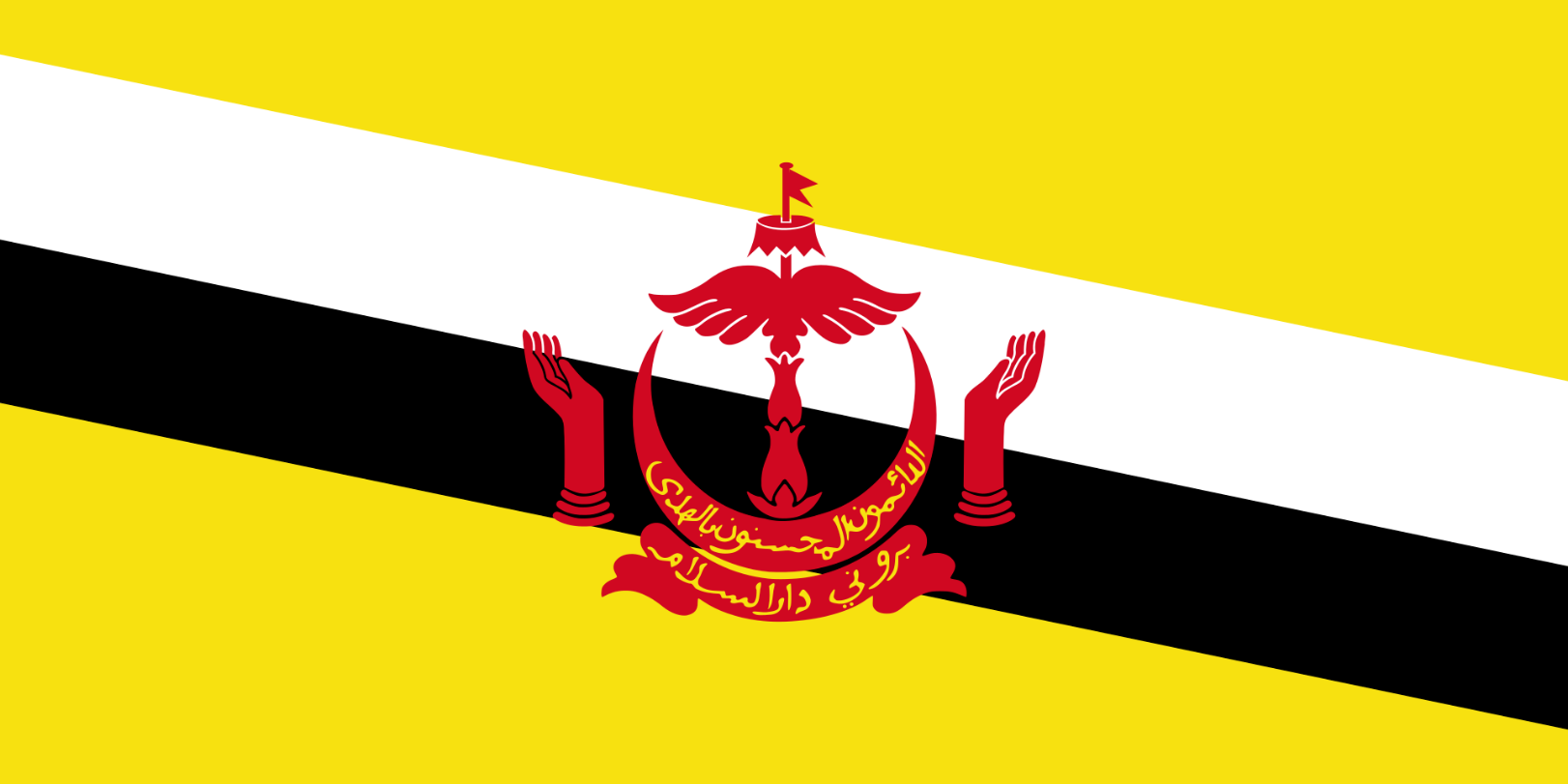 Flagge Land Brunei