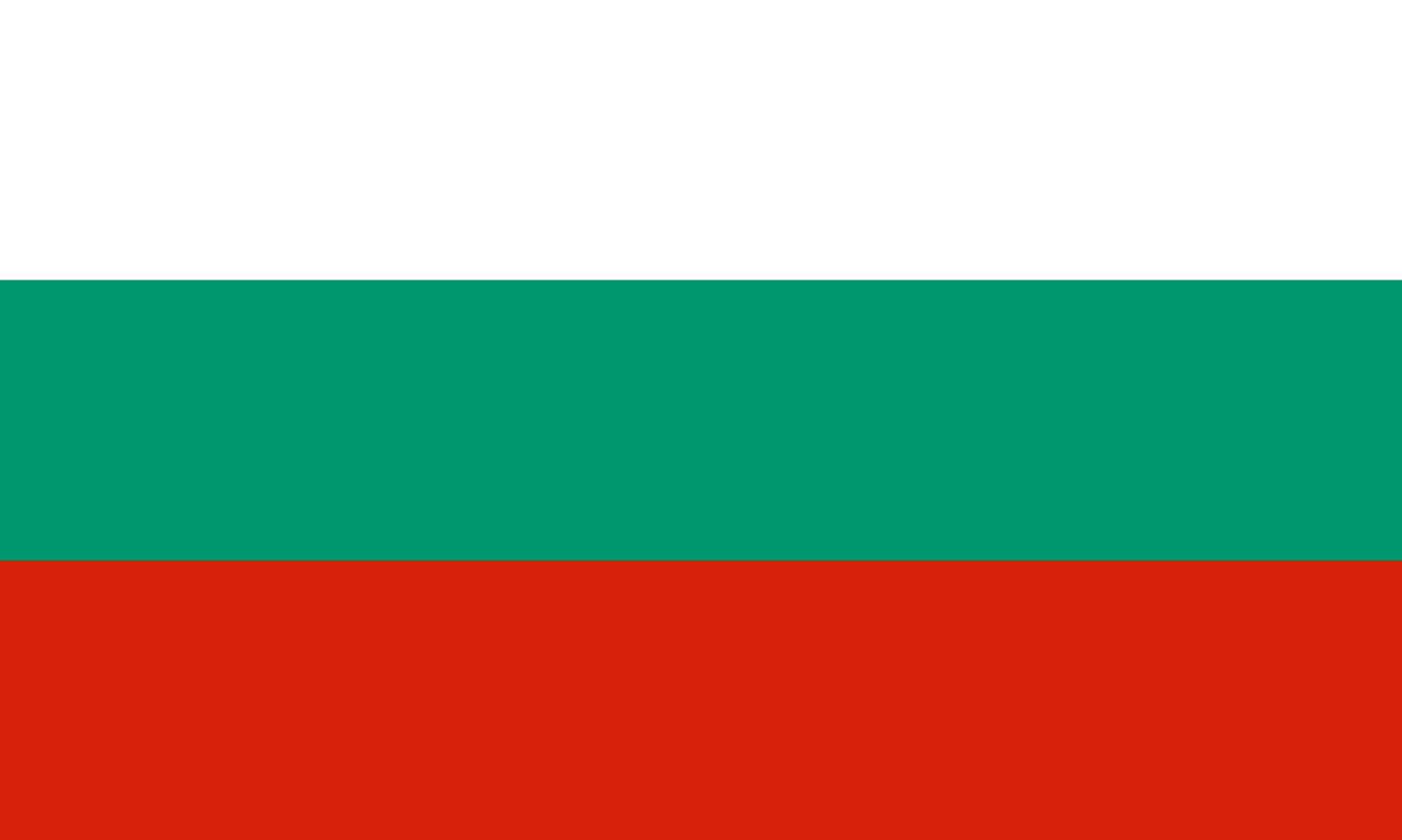 Flagge Land Bulgarien