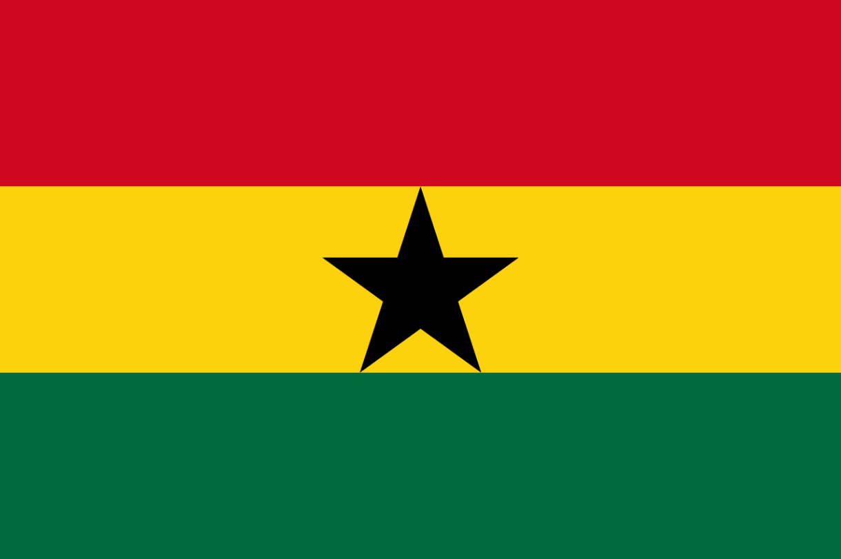 Flagge Land Ghana