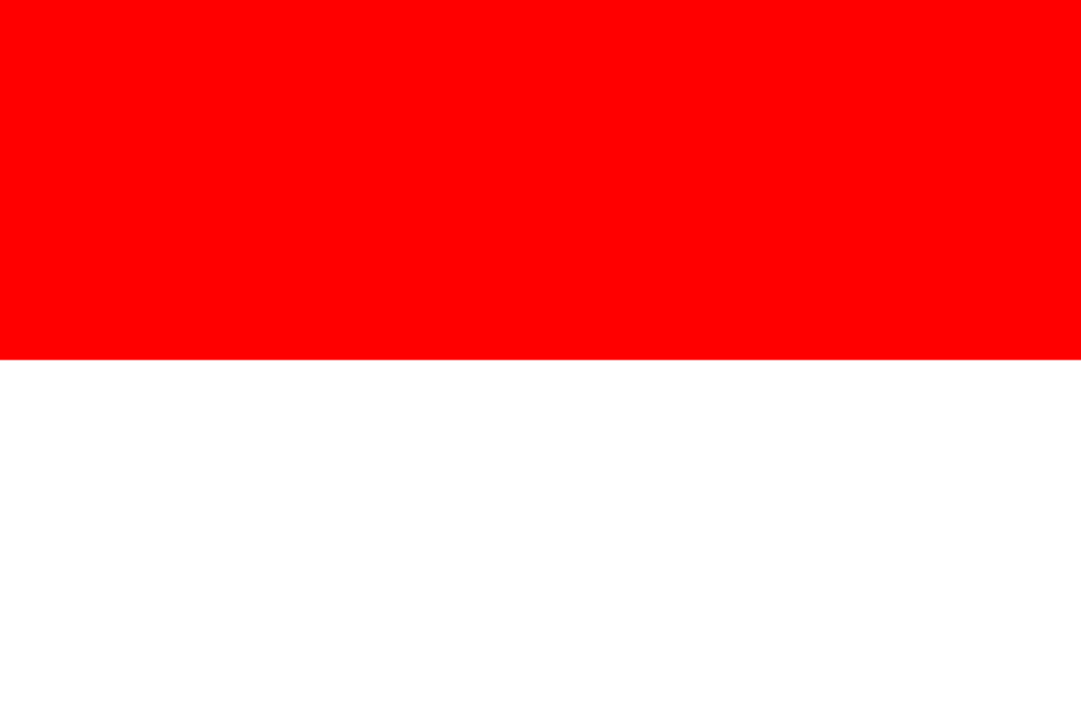 Flagge Land Indonesien