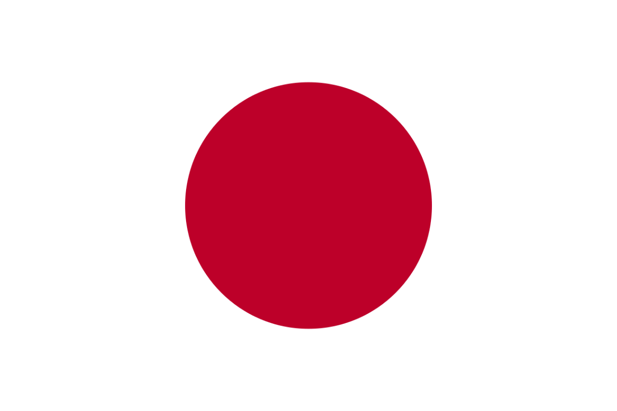 Flagge Land Japan