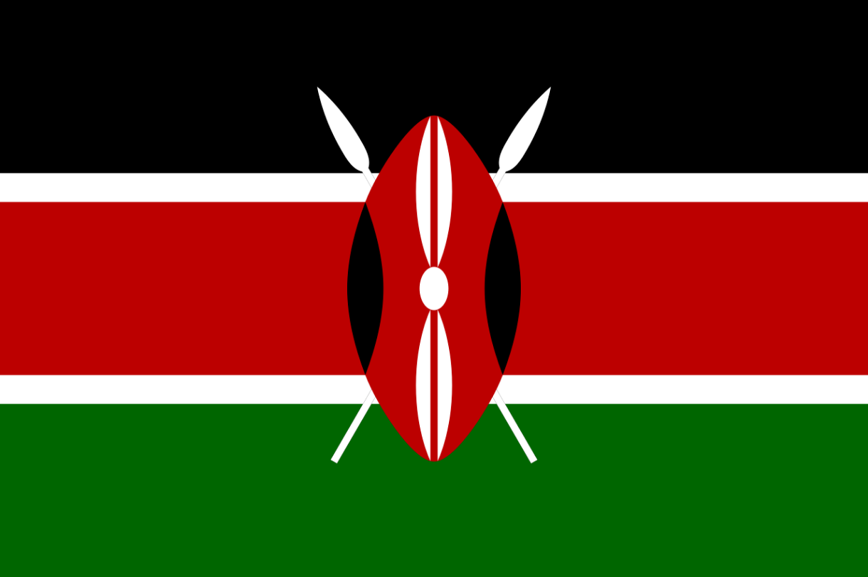 Flagge Land Kenia