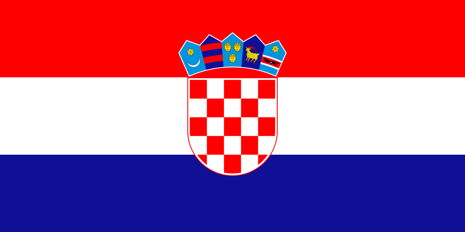 Flagge Land Kroatien