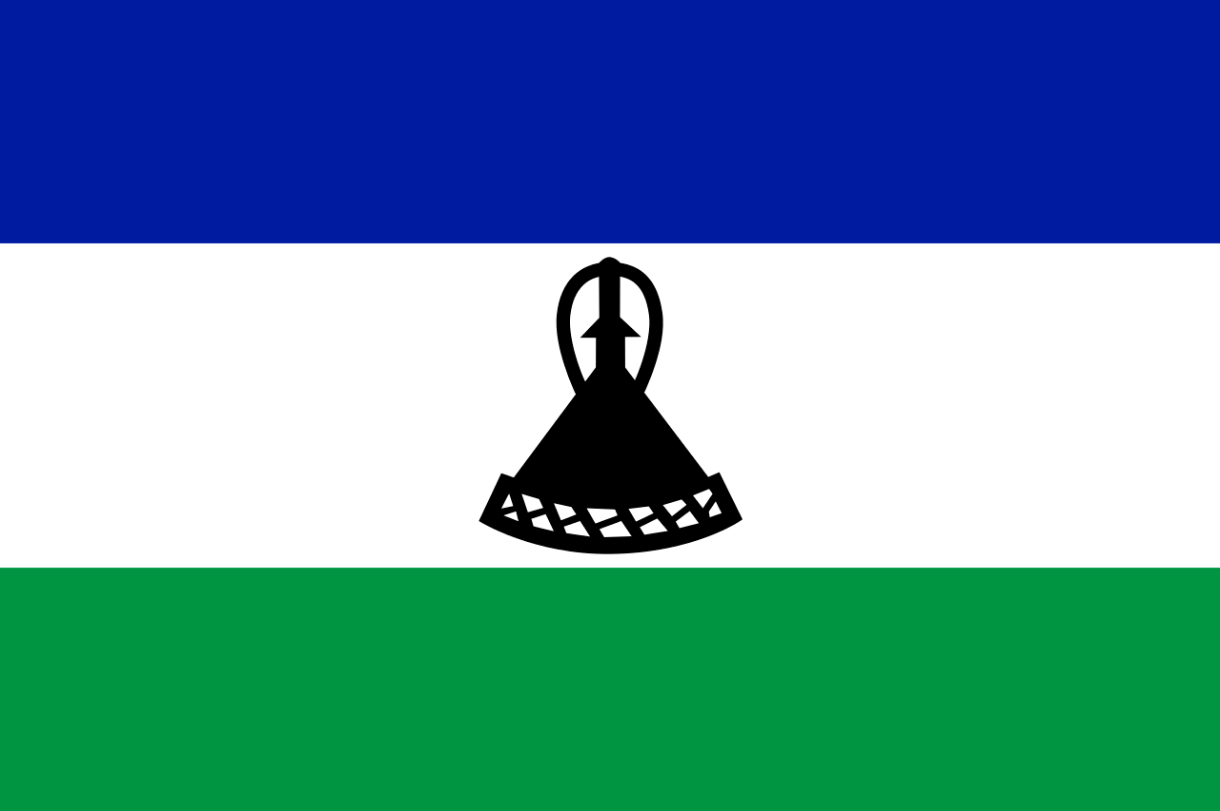 Flagge Land Lesotho