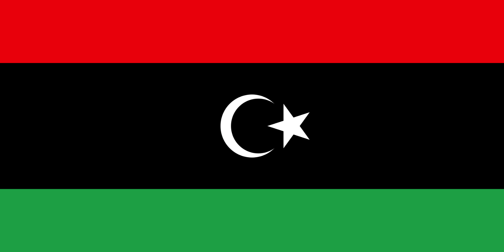 Flagge Land Libyen