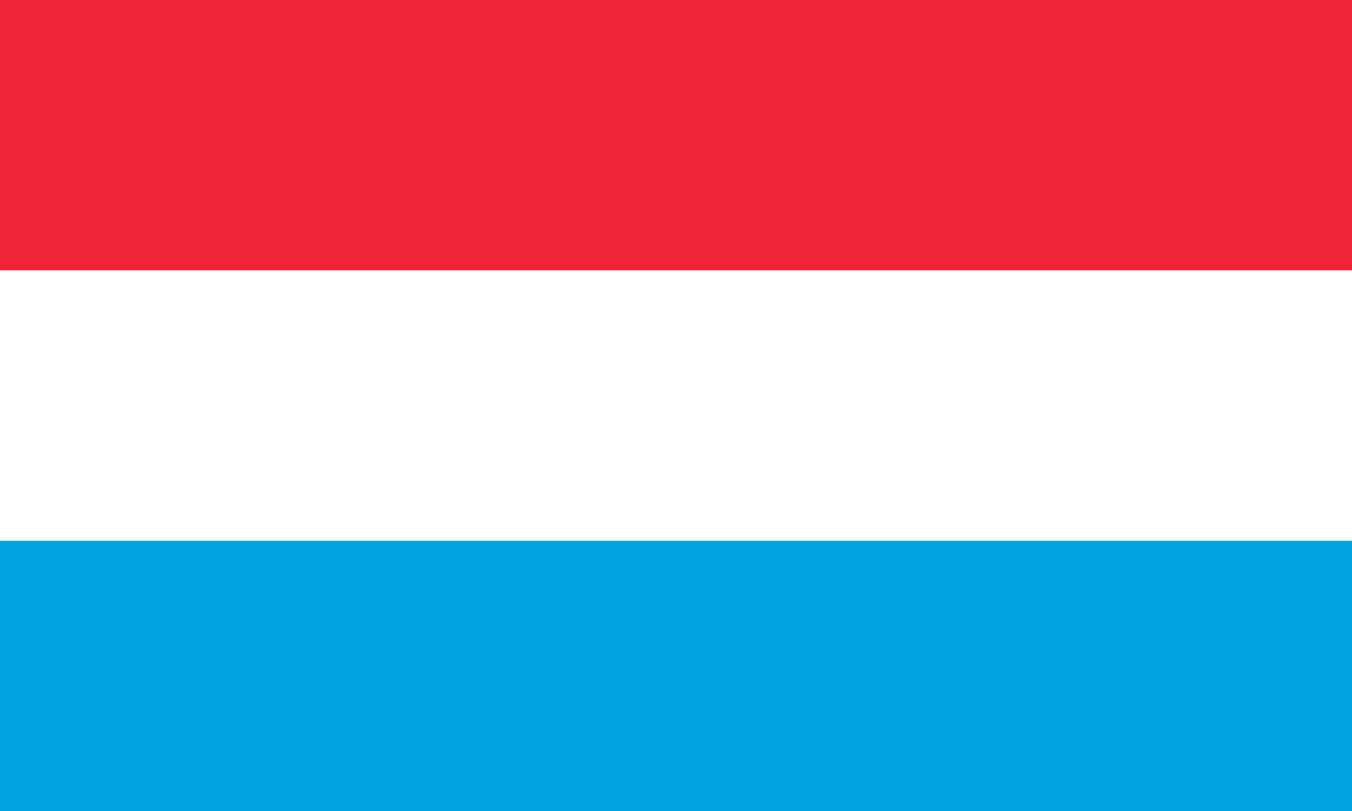 Flagge Land Luxemburg