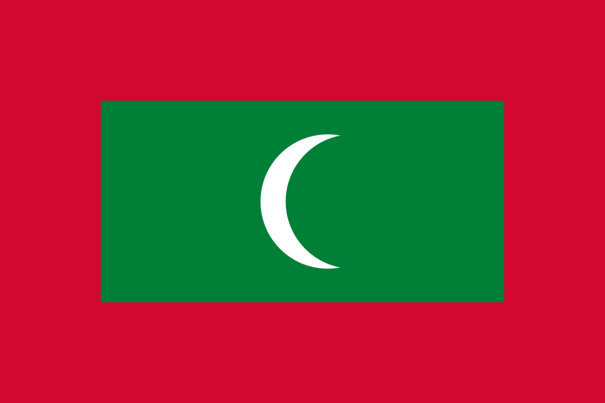 Flagge Land Malediven