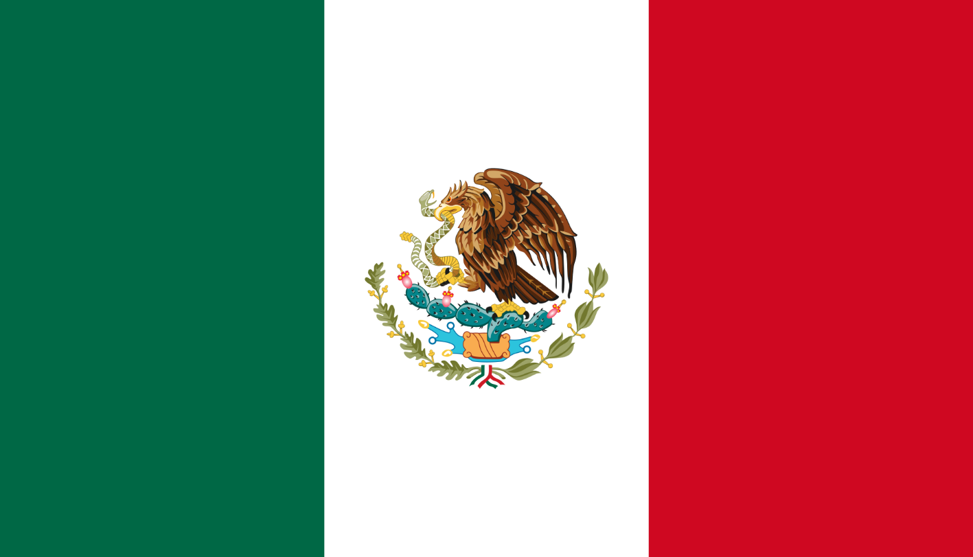 Flagge Land Mexiko