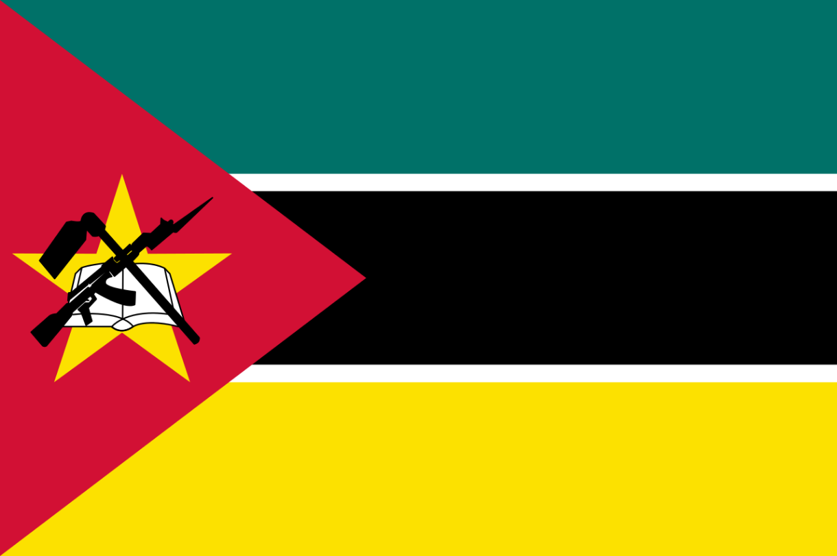 Flagge Land Mosambik