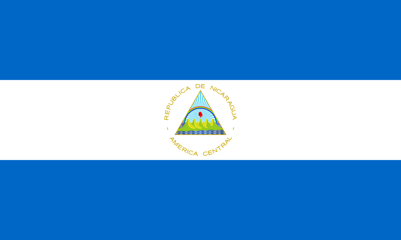 Flagge Land Nicaragua