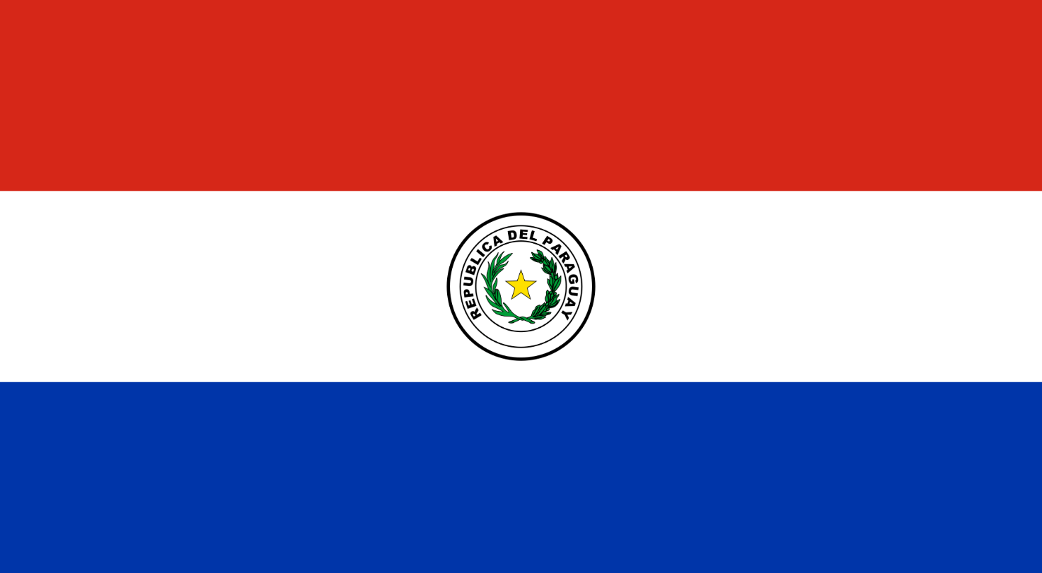 Flagge Land Paraguay