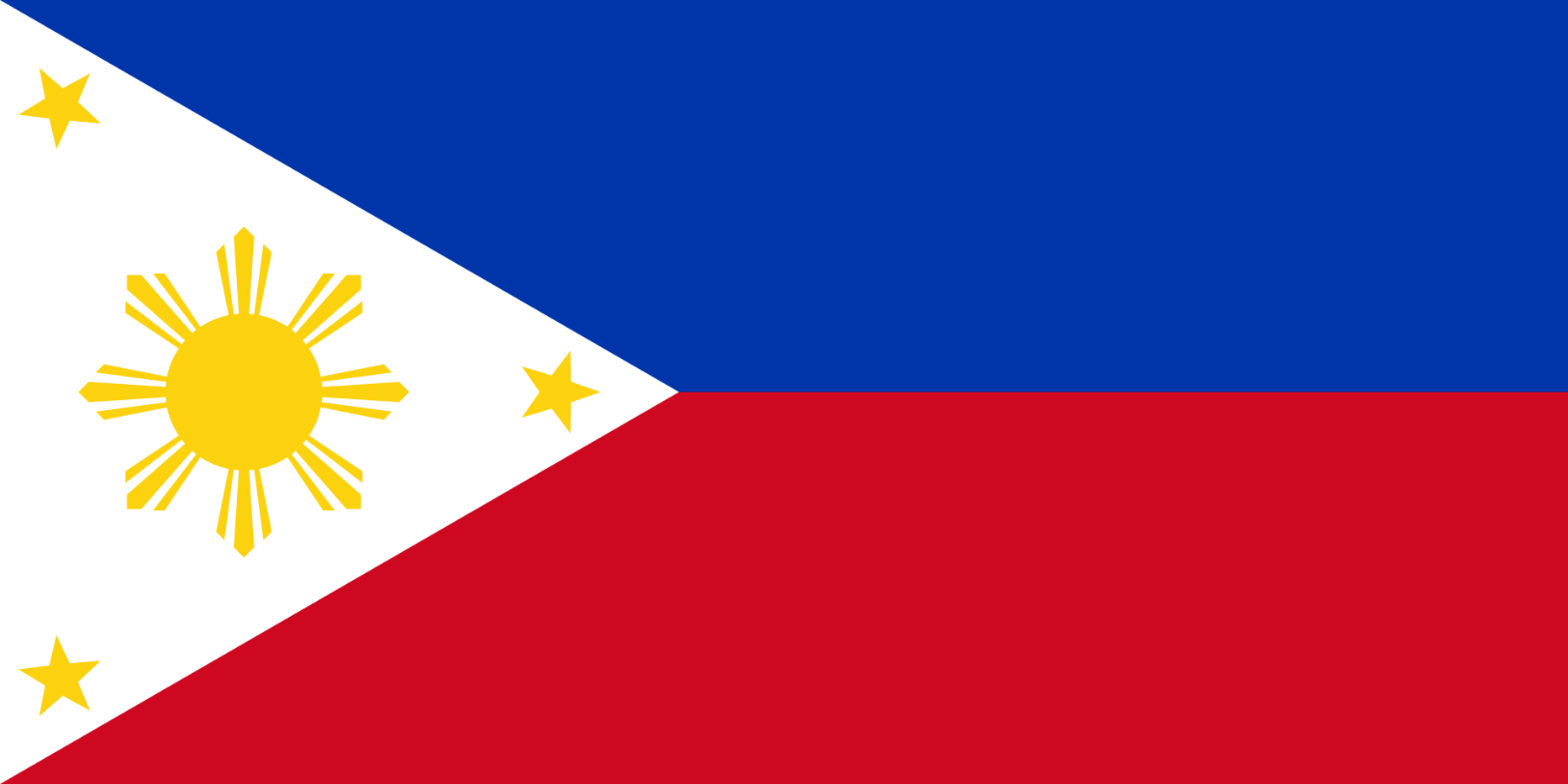 Flagge Land Philippinen