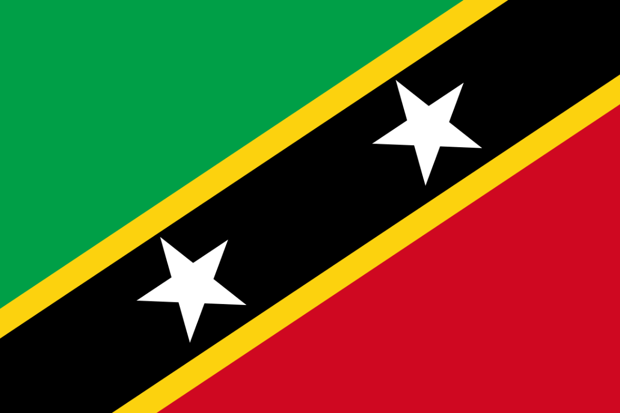 Flagge Land St. Kitts / Nevis