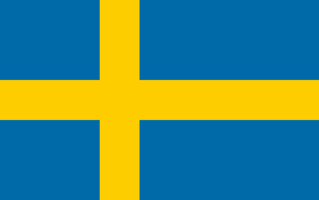 Flagge Land Schweden