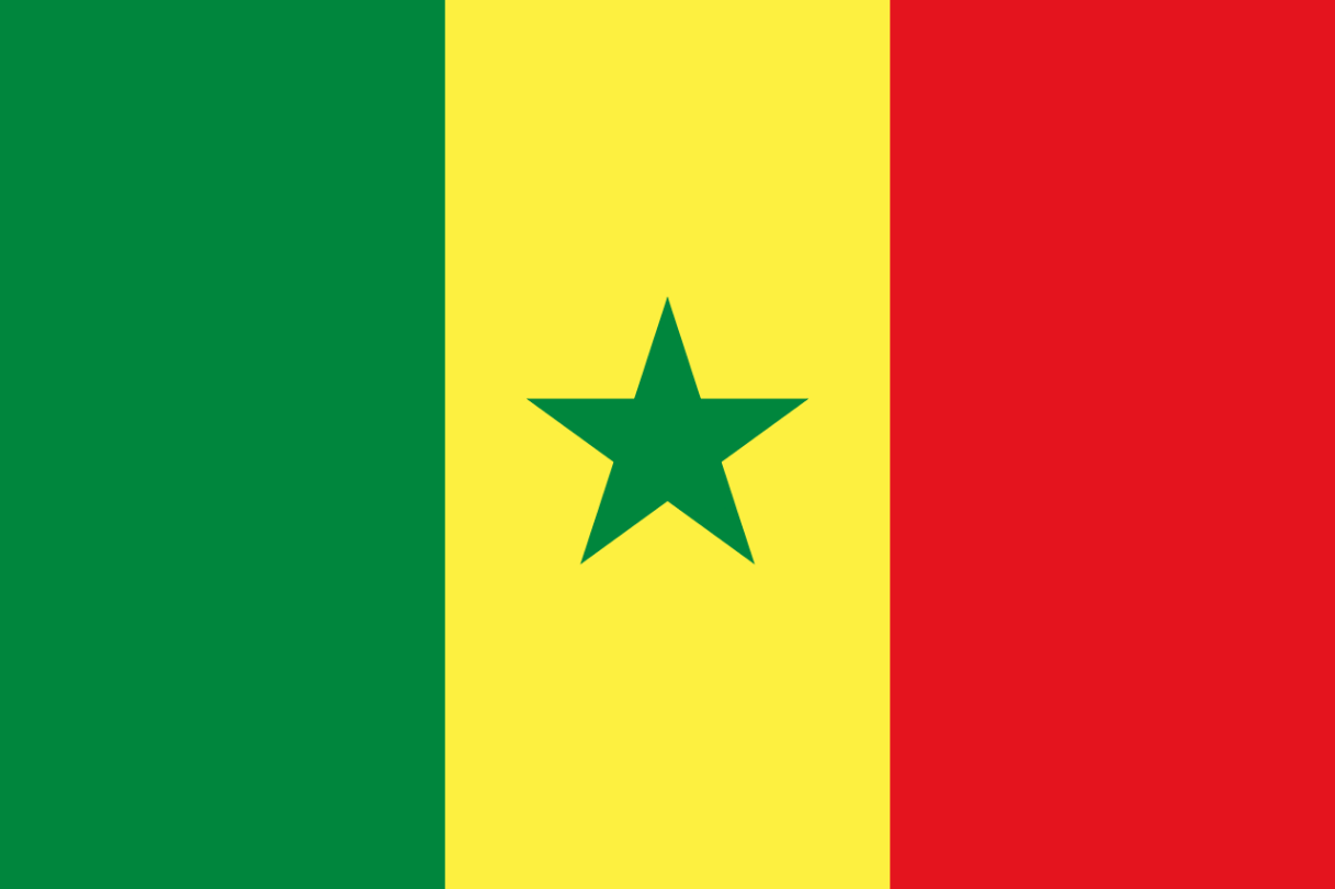 Flagge Land Senegal