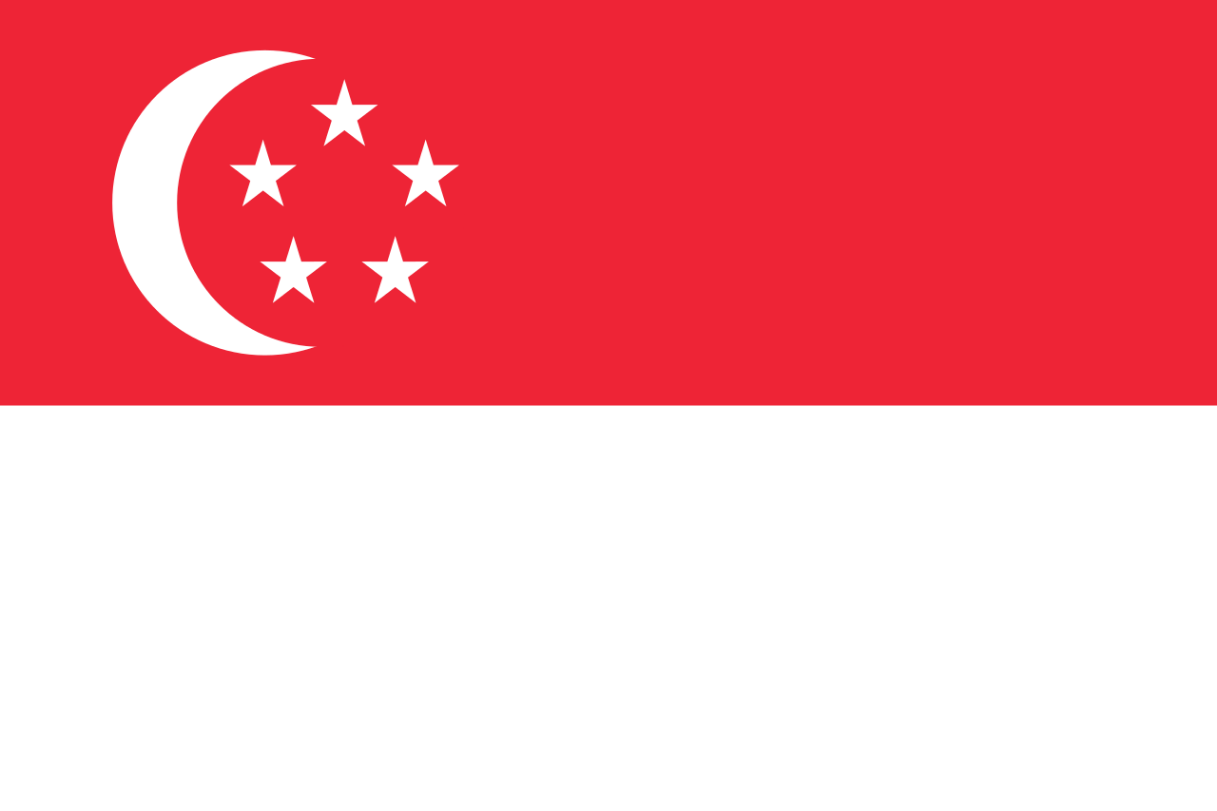 Flagge Land Singapur