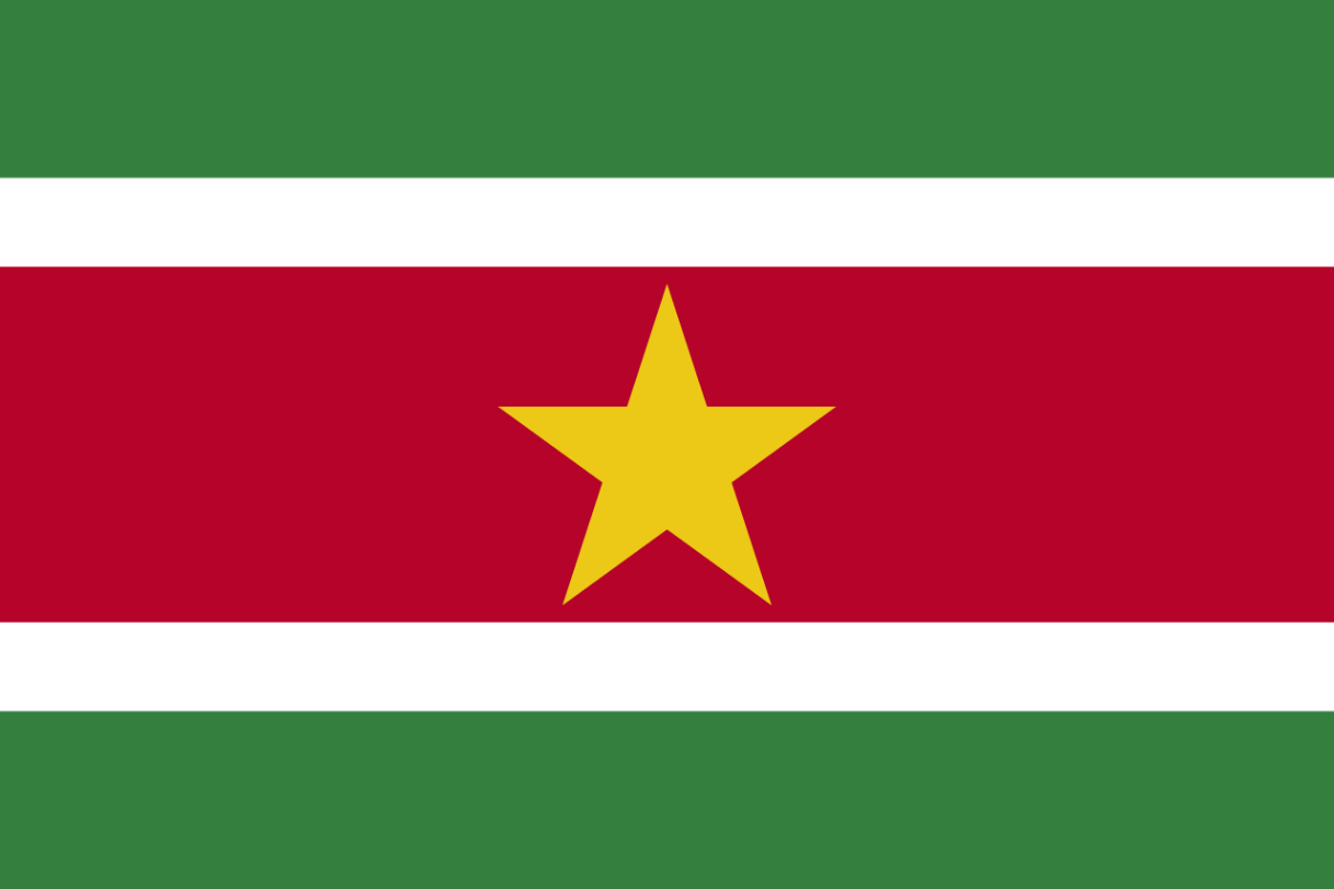 Flagge Land Surinam