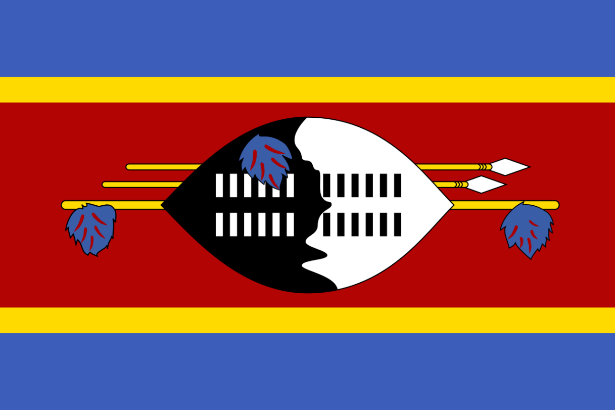 Flagge Land Swasiland